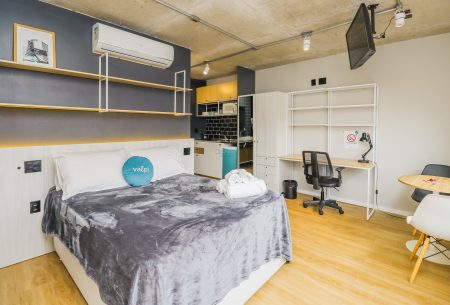 Apartamento com 27m², 1 quarto, no bairro Santa Cecília em Porto Alegre