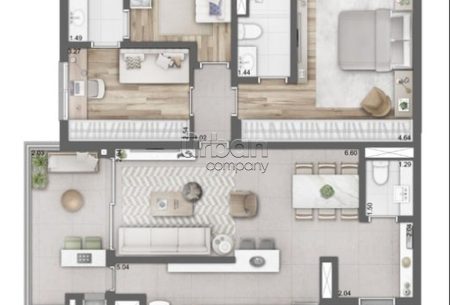 Apartamento com 119m², 3 quartos, 3 suítes, 2 vagas, no bairro Higienópolis em Porto Alegre