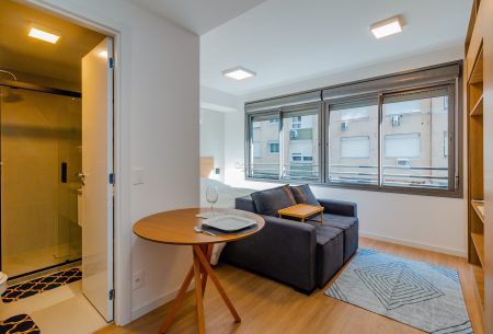 Apartamento com 28m², 1 quarto, 1 vaga, no bairro Cidade Baixa em Porto Alegre