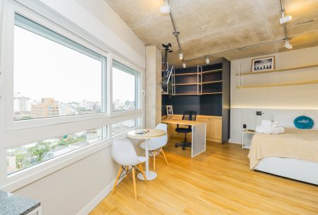 Loft com 27m², 1 quarto, no bairro Santa Cecília em Porto Alegre