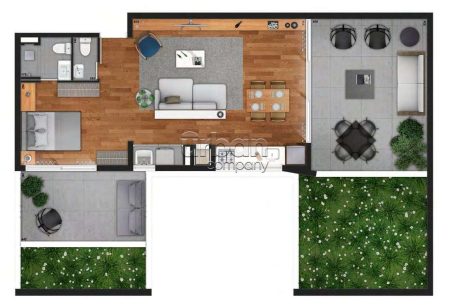 Apartamento Garden com 104m², 1 quarto, 1 suíte, 1 vaga, no bairro Auxiliadora em Porto Alegre