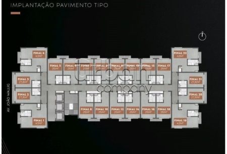 Apartamento com 26m², 1 quarto, no bairro Passo da Areia em Porto Alegre