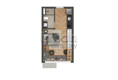 Loft com 27m², 1 quarto, no bairro Cidade Baixa em Porto Alegre