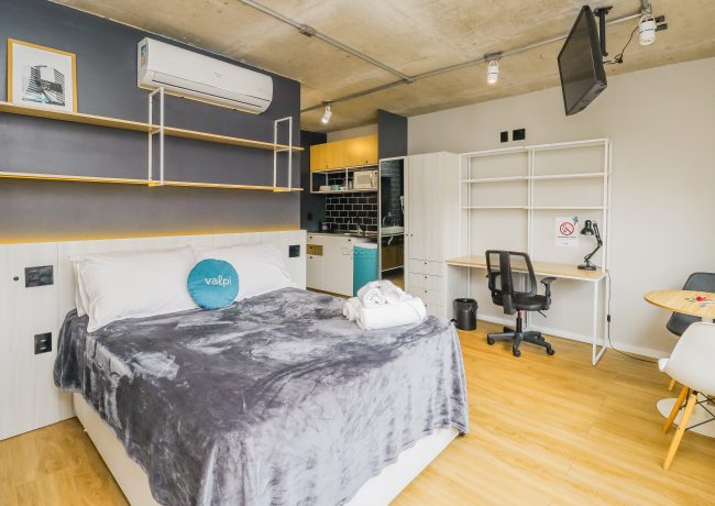 Apartamento com 27m², 1 quarto, no bairro Santa Cecília em Porto Alegre