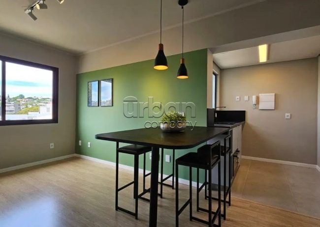 Apartamento com 39m², 1 quarto, 1 suíte, 1 vaga, no bairro Três Figueiras em Porto Alegre