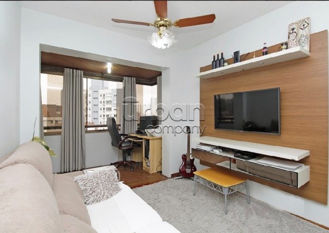 Apartamento com 58m², 2 quartos, 2 vagas, no bairro Menino Deus em Porto Alegre