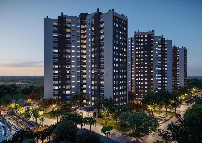 Apartamento com 56m², 2 quartos, 1 suíte, 1 vaga, no bairro Jardim Itu em Porto Alegre