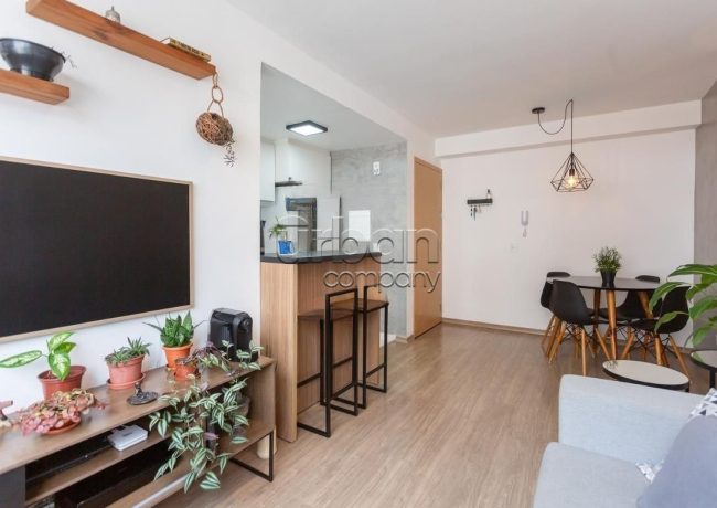 Apartamento com 52m², 2 quartos, 1 vaga, no bairro Jardim Carvalho em Porto Alegre