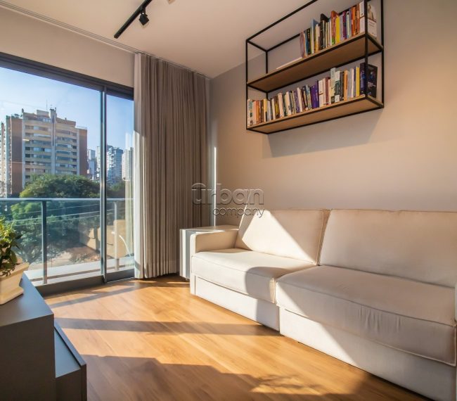 Loft com 47m², 1 quarto, 1 vaga, no bairro Petrópolis em Porto Alegre