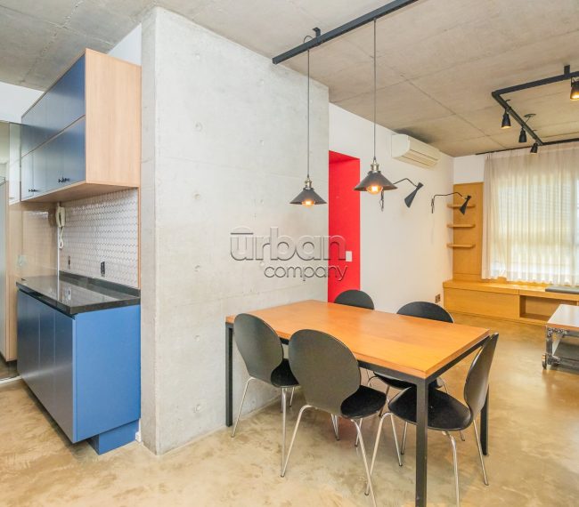 Apartamento com 69m², 1 quarto, 2 vagas, no bairro Petrópolis em Porto Alegre