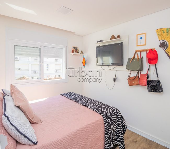 Apartamento com 43m², 1 quarto, 1 suíte, 1 vaga, no bairro Santana em Porto Alegre