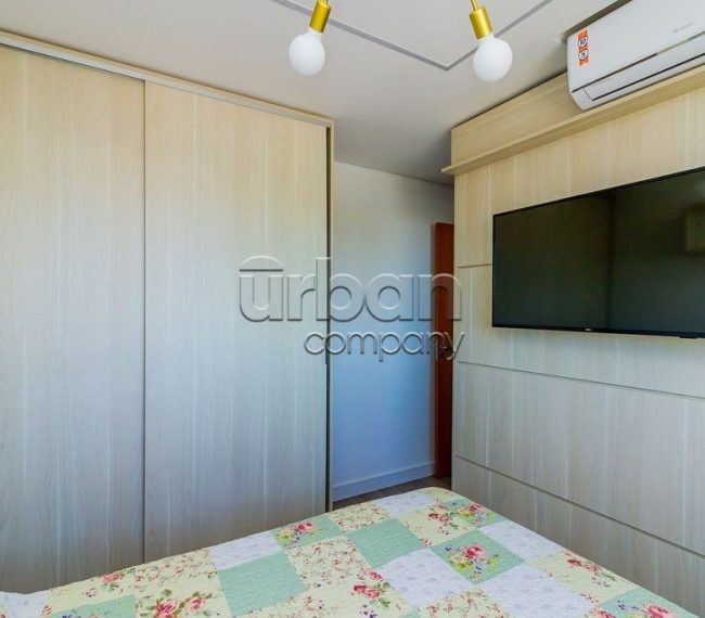 Apartamento com 53m², 2 quartos, 1 suíte, 2 vagas, no bairro Jardim Carvalho em Porto Alegre