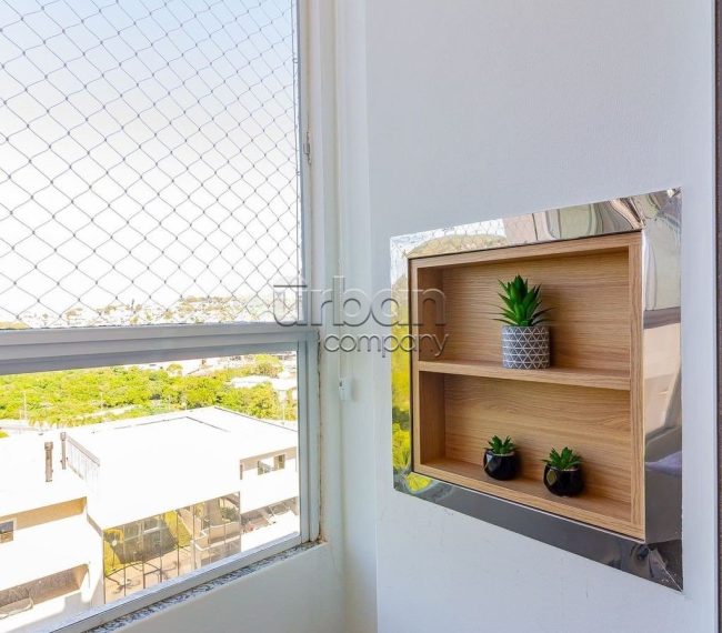 Apartamento com 53m², 2 quartos, 1 suíte, 2 vagas, no bairro Jardim Carvalho em Porto Alegre