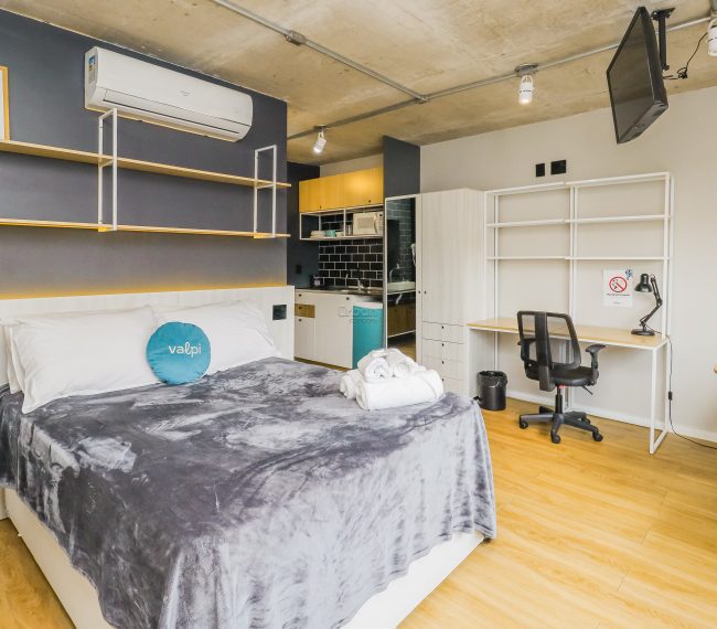 Apartamento com 27m², 1 quarto, no bairro Santa Cecília em Porto Alegre