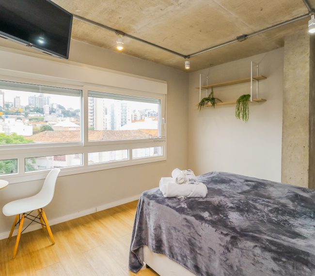 Apartamento com 27m², 1 quarto, no bairro Santa Cecília em Porto Alegre