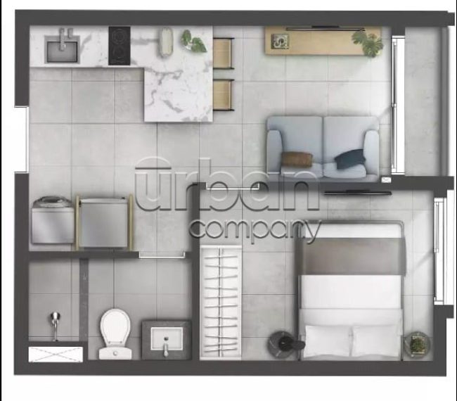 Apartamento com 29m², 1 quarto, no bairro Boa Vista em Porto Alegre