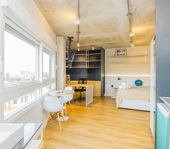 Loft com 25m², 1 quarto, no bairro Santa Cecília em Porto Alegre