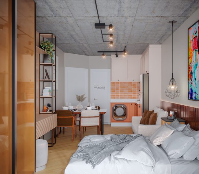 Loft com 28m², no bairro Bom Fim em Porto Alegre