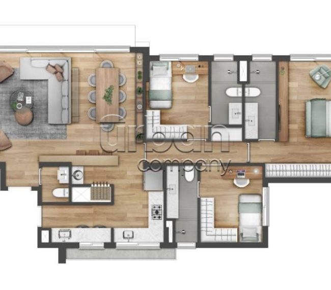 Apartamento com 115m², 3 quartos, 3 suítes, 3 vagas, no bairro Petrópolis em Porto Alegre