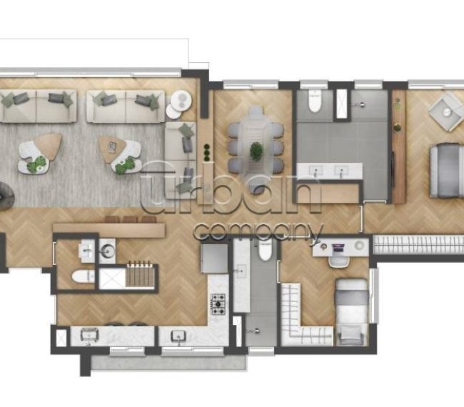 Apartamento com 115m², 3 quartos, 3 suítes, 3 vagas, no bairro Petrópolis em Porto Alegre