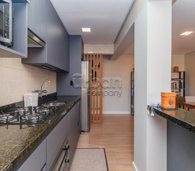 Apartamento com 58m², 1 quarto, 1 vaga, no bairro Rio Branco em Porto Alegre