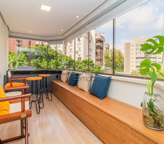 Apartamento com 58m², 1 quarto, 1 vaga, no bairro Rio Branco em Porto Alegre