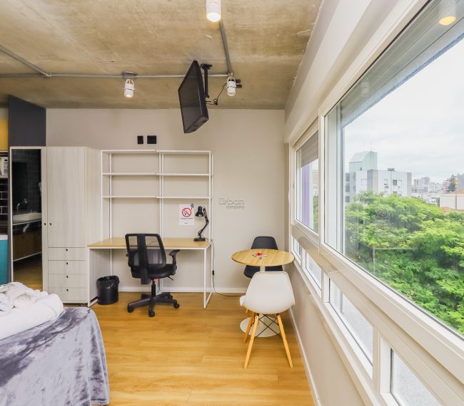 Loft com 27m², 1 quarto, no bairro Santa Cecília em Porto Alegre