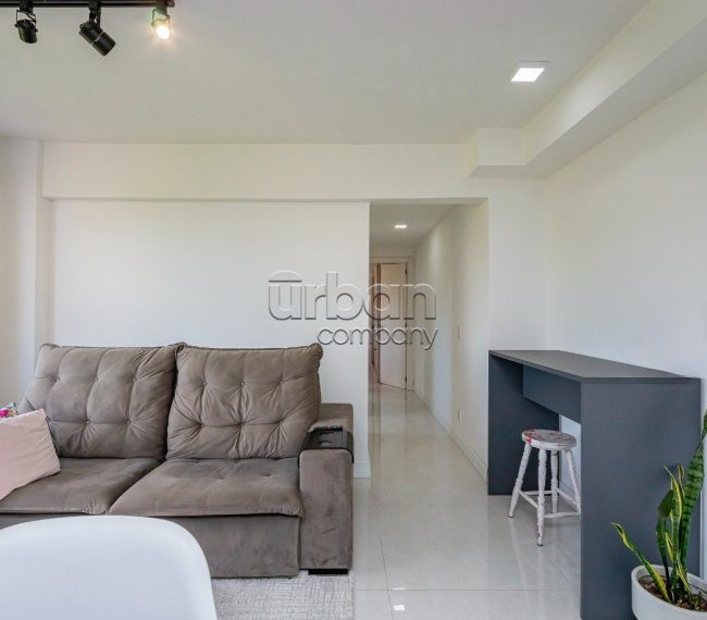 Apartamento com 51m², 2 quartos, 1 vaga, no bairro Menino Deus em Porto Alegre