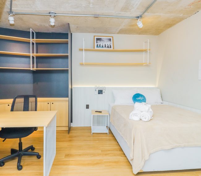 Loft com 19m², 1 quarto, no bairro Santa Cecília em Porto Alegre