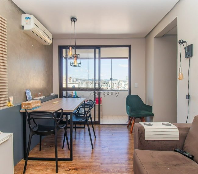 Apartamento com 46m², 1 quarto, 1 vaga, no bairro Petrópolis em Porto Alegre