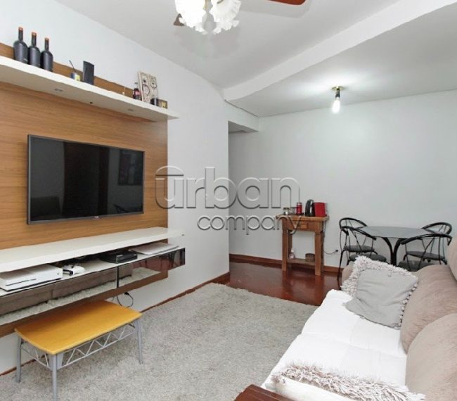 Apartamento com 58m², 2 quartos, 2 vagas, no bairro Menino Deus em Porto Alegre