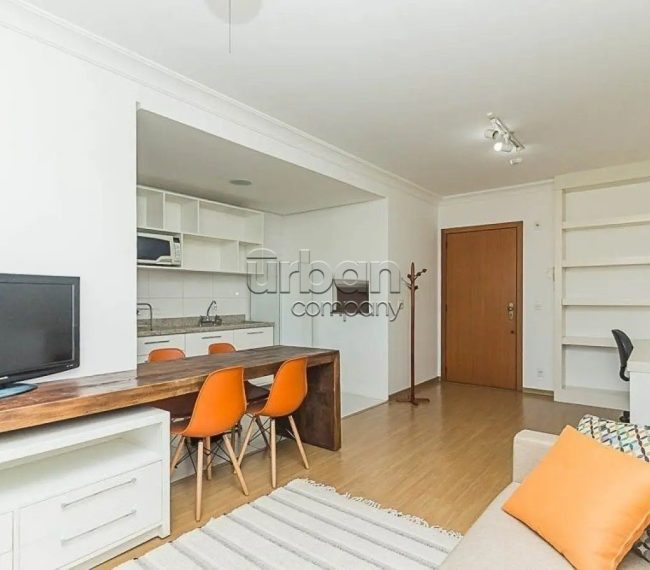 Apartamento com 56m², 1 quarto, 1 vaga, no bairro Petrópolis em Porto Alegre