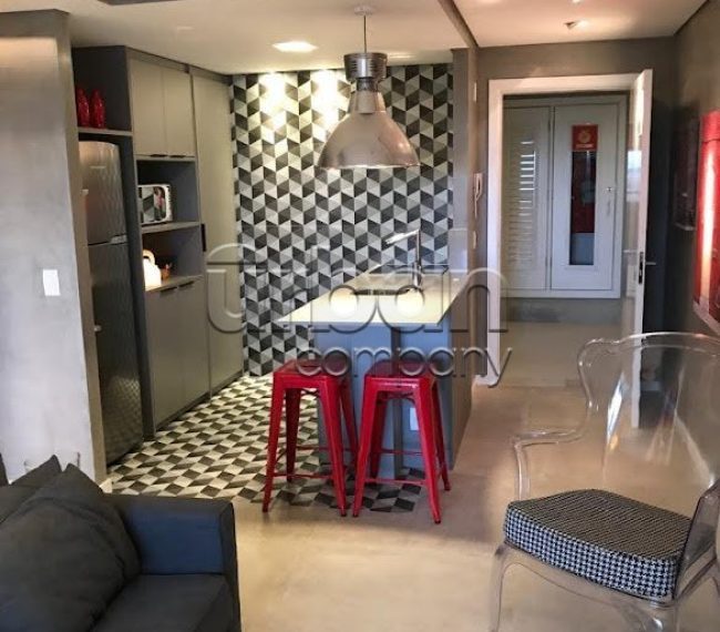 Apartamento com 48m², 1 quarto, 1 suíte, 1 vaga, no bairro Petrópolis em Porto Alegre