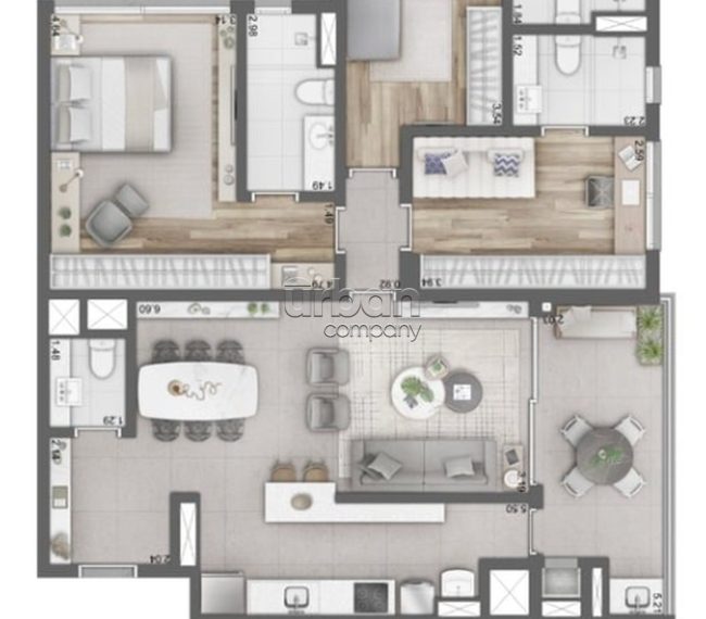 Apartamento com 119m², 3 quartos, 3 suítes, 2 vagas, no bairro Higienópolis em Porto Alegre