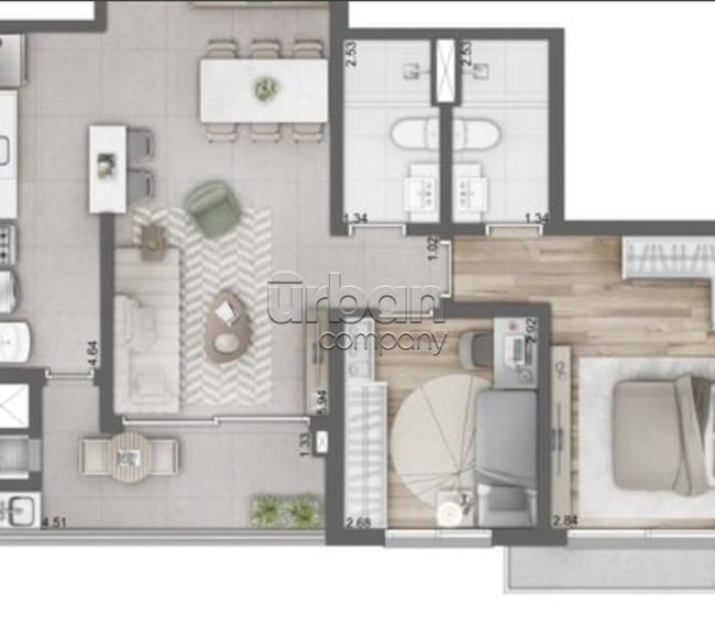 Apartamento com 119m², 3 quartos, 3 suítes, 2 vagas, no bairro Higienópolis em Porto Alegre