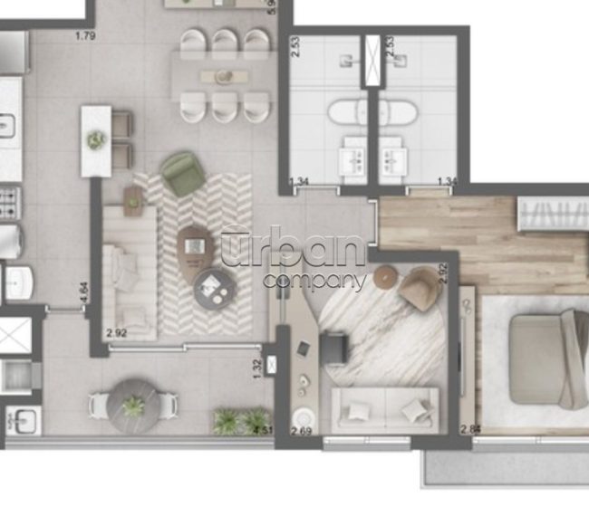 Apartamento com 119m², 3 quartos, 3 suítes, 2 vagas, no bairro Higienópolis em Porto Alegre