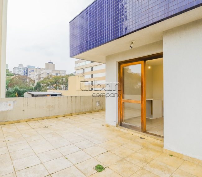 Cobertura com 135m², 2 quartos, 2 vagas, no bairro Petrópolis em Porto Alegre