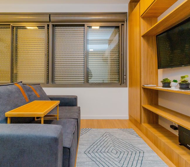 Apartamento com 28m², 1 quarto, 1 vaga, no bairro Cidade Baixa em Porto Alegre