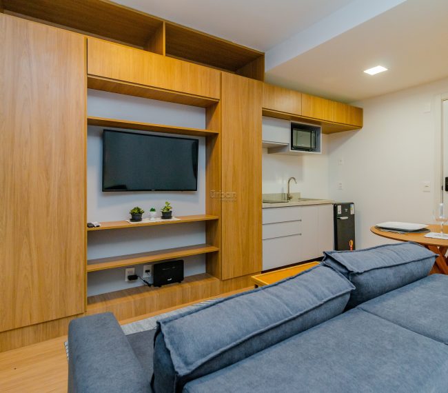 Apartamento com 28m², 1 quarto, 1 vaga, no bairro Cidade Baixa em Porto Alegre