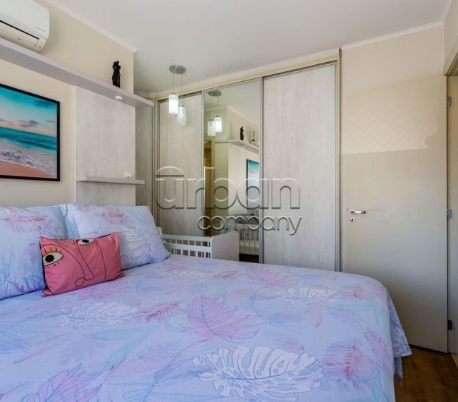 Apartamento com 64m², 2 quartos, 1 suíte, 2 vagas, no bairro Jardim Carvalho em Porto Alegre