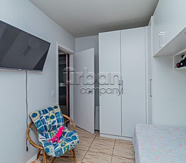 Apartamento com 56m², 2 quartos, 1 vaga, no bairro São Sebastião em Porto Alegre