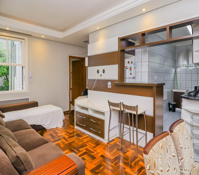 Apartamento com 37m², 1 quarto, no bairro Petrópolis em Porto Alegre