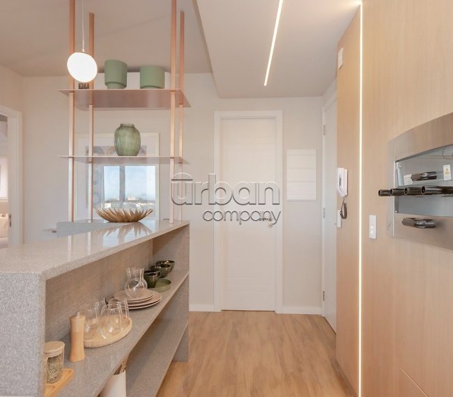 Apartamento com 60m², 1 quarto, 1 suíte, 2 vagas, no bairro Jardim Europa em Porto Alegre