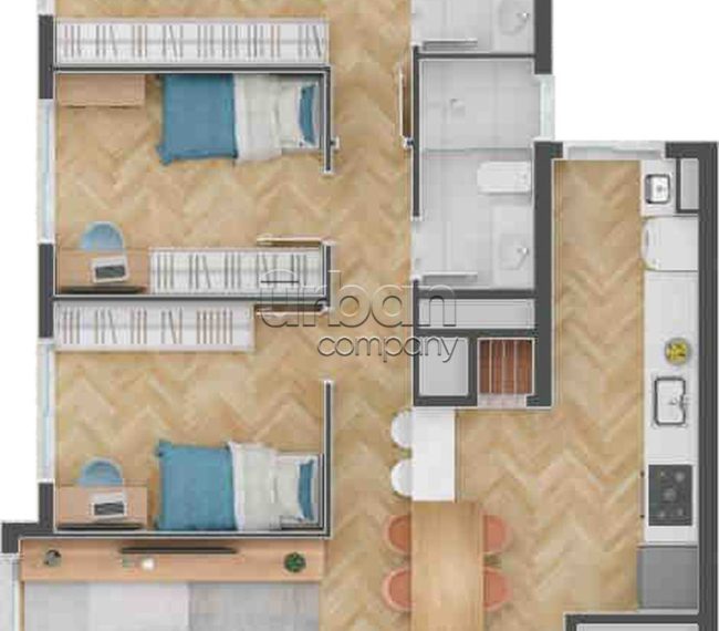 Apartamento com 103m², 3 quartos, 3 suítes, 2 vagas, no bairro Tristeza em Porto Alegre