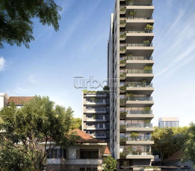 Apartamento Garden com 126m², 2 quartos, 2 suítes, 2 vagas, no bairro Moinhos de Vento em Porto Alegre