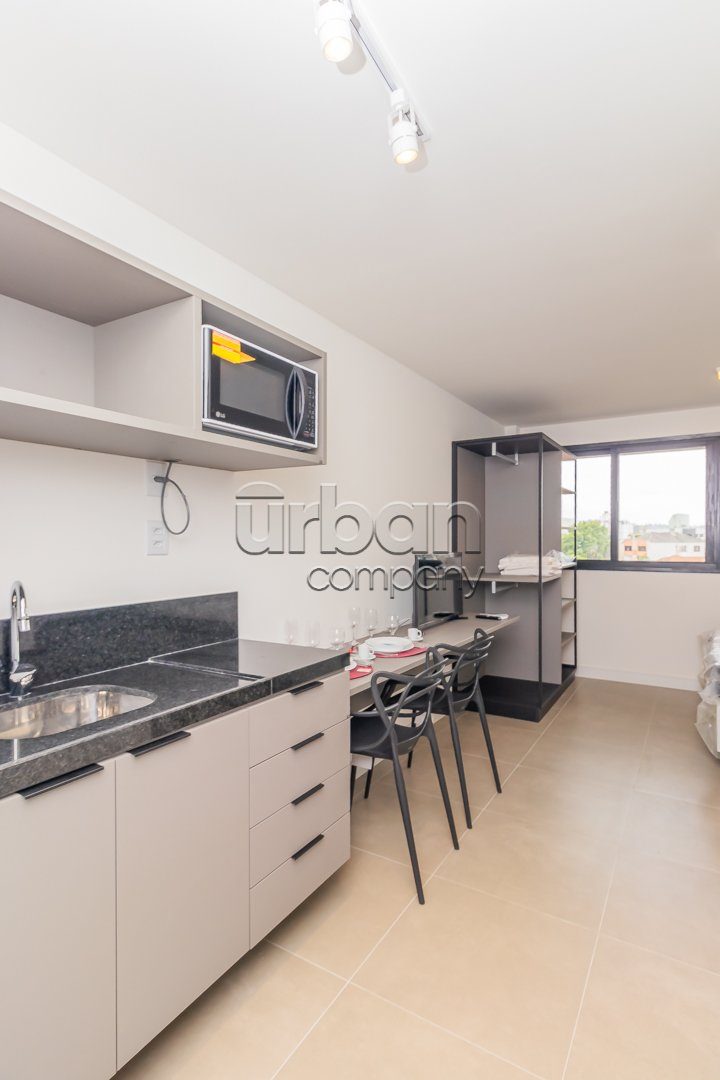 Apartamento com 25m², 1 quarto, no bairro Rio Branco em Porto Alegre